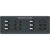 Blue Sea 8096 DC 6 Position Toggle Branch Circuit Breaker Panel - White Switches