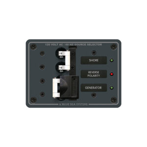 Blue Sea 8032 AC Toggle Source Selector 120V AC - 30AMP - White Switches