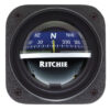 Ritchie V-537B Explorer Compass - Bulkhead Mount - Blue Dial