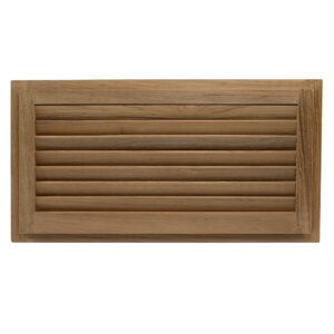 Alternative view of Whitecap Teak Louvered Insert - 9-3/8" x 18" x 3/4"