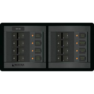 Blue Sea 1225 12V DC 8 Position - Horizontal