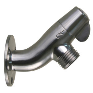 Alternative view of Scandvik Ceramic Angled Washdown Valve - SS Spigot