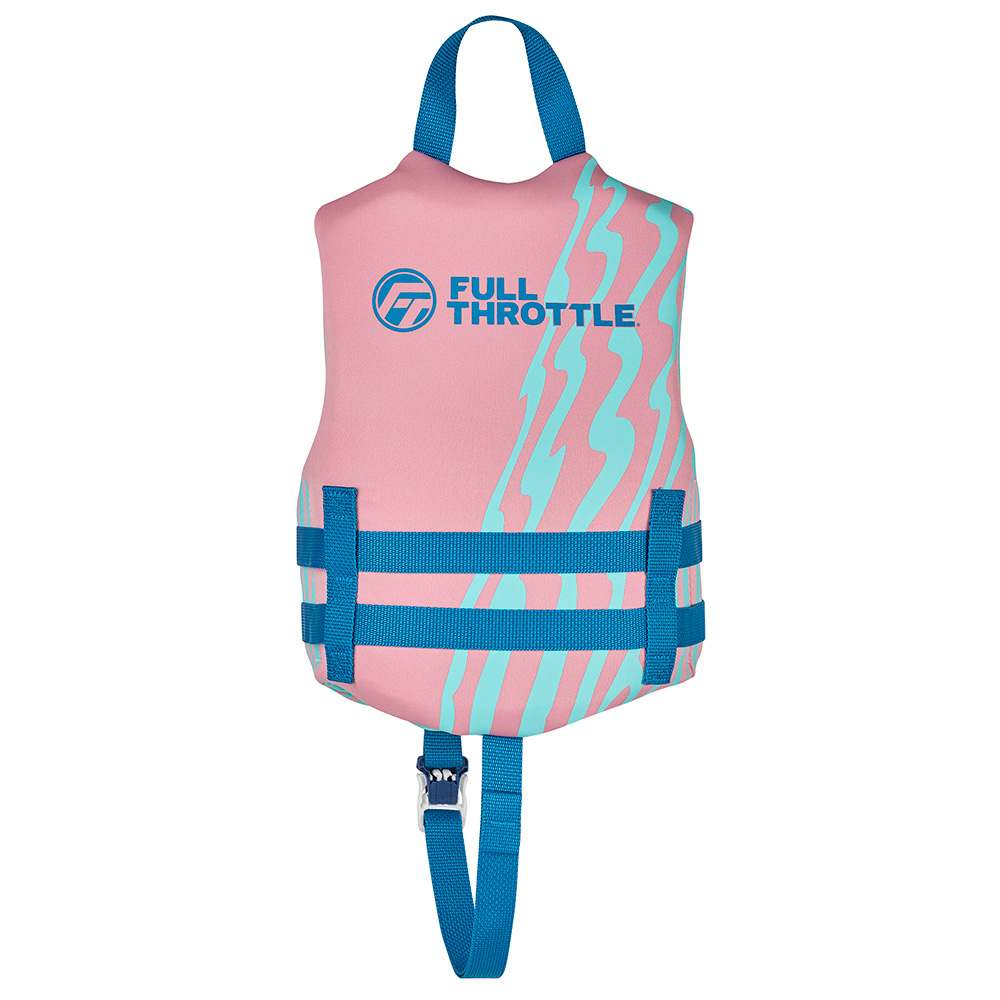 Full Throttle Child Rapid Dry Life Jacket - Pink - Image 2