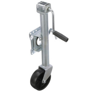 Alternative view of Attwood Fold-Up Trailer Jack - 1000 lb Capacity - Single Wheel